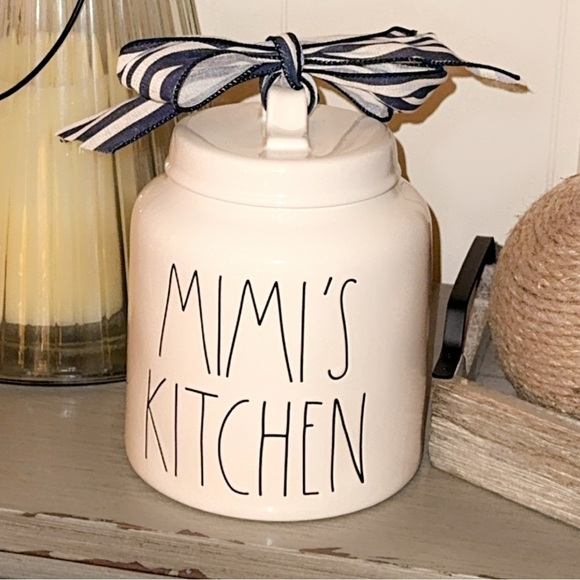 Rae Dunn  “Mimi's Kitchen” Ceramic Canister/Cookie Jar Home Accents & Decor - Picture 1 of 2